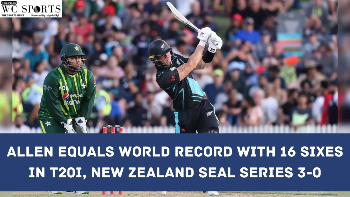 Allen Equals World Record With 16 Sixes in T20I, New Zealand Seal Series 3-0