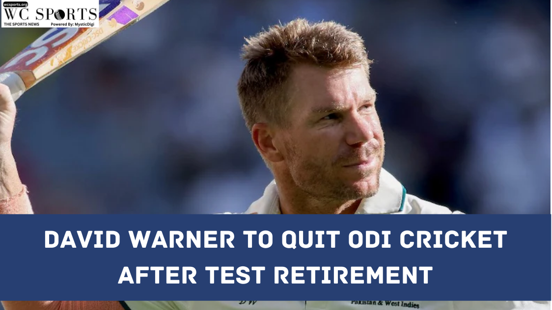 David Warner To Quit ODI Cricket After Test Retirement