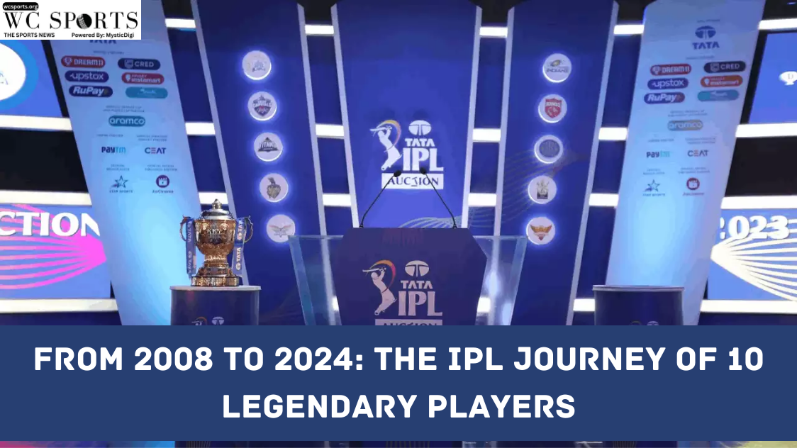 From 2008 to 2024: The IPL Journey of 10 Legendary Players