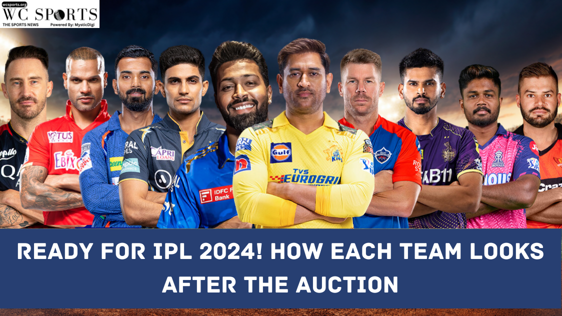 Ready for IPL 2024! How each team looks after the auction.